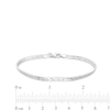 Thumbnail Image 2 of Made in Italy Diamond-Cut Flat Herringbone Chain Bracelet in Solid Sterling Silver - 7.5"