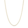 Thumbnail Image 1 of 2.5mm Mariner Chain Necklace in 10K Hollow Gold - 15"