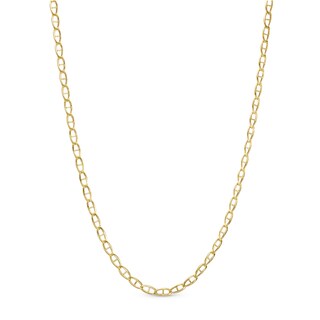 2.5mm Mariner Chain Necklace in 10K Hollow Gold - 15"