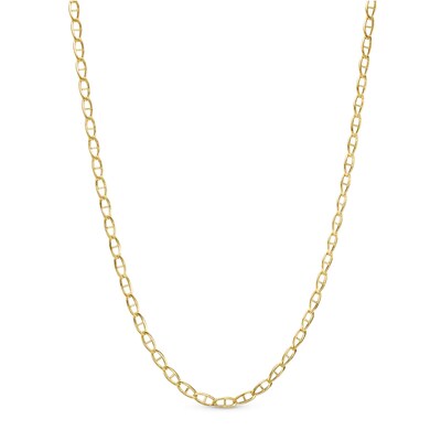 2.5mm Mariner Chain Necklace in 10K Hollow Gold - 15"