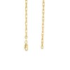 Thumbnail Image 2 of 2.7mm Woven Link Chain Necklace in 10K Hollow Gold - 18"