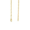 Thumbnail Image 1 of 2.7mm Woven Link Chain Necklace in 10K Hollow Gold - 18"