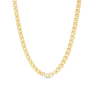 3.9mm Diamond-Cut Chain Necklace in 10K Hollow Gold - 20"