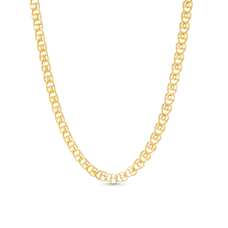 3.9mm Diamond-Cut Chain Necklace in 10K Hollow Gold - 20"