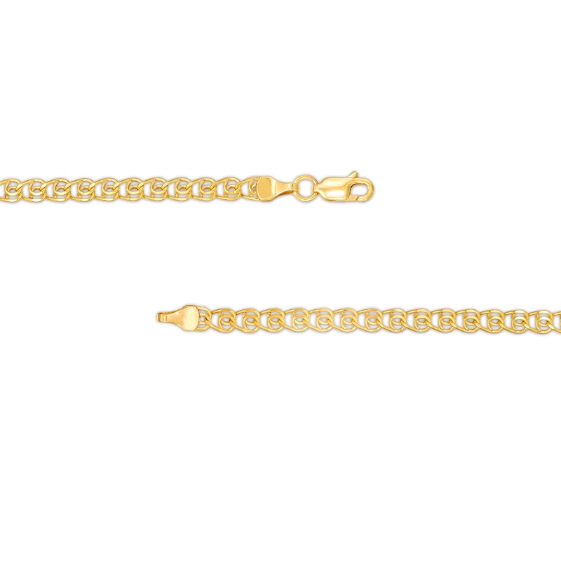 Main Image 2 of 3.9mm Diamond-Cut Chain Necklace in 10K Hollow Gold - 20"