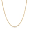 Thumbnail Image 1 of Made in Italy 2.7mm Diamond-Cut Wheat Chain Necklace in 10K Hollow Gold - 20"