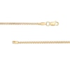 Thumbnail Image 1 of Made in Italy 2.7mm Diamond-Cut Wheat Chain Necklace in 10K Hollow Gold - 20"