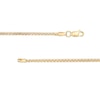 Thumbnail Image 2 of Made in Italy 2.7mm Diamond-Cut Wheat Chain Necklace in 10K Hollow Gold - 20"