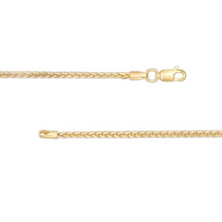 Made in Italy 2.7mm Diamond-Cut Wheat Chain Necklace in 10K Hollow Gold - 20"
