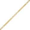 Thumbnail Image 1 of 10K Gold Fancy Figaro Anklet Made in Italy