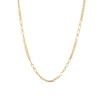 Thumbnail Image 1 of Made in Italy 1.3mm Fancy Figaro Chain Necklace in 10K Solid Gold - 18"