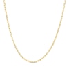 Thumbnail Image 1 of 10K Hollow Gold Diamond-Cut Seven Sided Cable Chain Made in Italy - 18"