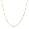 Thumbnail Image 0 of Made in Italy Diamond-Cut Seven Sided Cable Chain Necklace in 10K Hollow Gold- 18"