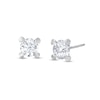 Thumbnail Image 1 of Cubic Zirconia 5mm Stud Earrings in Semi-Solid Sterling Silver