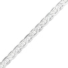 Thumbnail Image 1 of Sterling Silver Diamond-Cut Mariner Chain Anklet Made in Italy