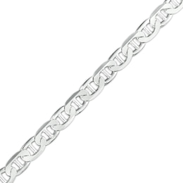 Made in Italy 3.5mm Diamond-Cut Mariner Chain Anklet in Solid Sterling Silver - 10&quot;