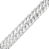 Thumbnail Image 1 of Made in Italy 7.6mm Diamond-Cut Double Curb Chain Bracelet in Solid Sterling Silver - 8"