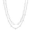 Thumbnail Image 1 of Made in Italy 1.5mm Diamond-Cut Double Woven Link Bead Chain Necklace in Solid Sterling Silver - 16&quot; + 2&quot;