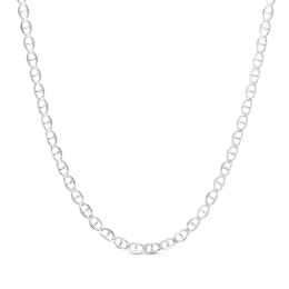 Made in Italy Diamond-Cut Mariner Chain Necklace in Solid Sterling Silver - 16&quot;