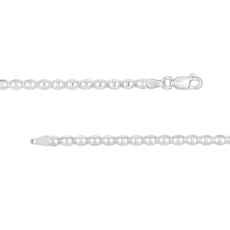 Main Image 2 of Made in Italy Diamond-Cut Mariner Chain Necklace in Solid Sterling Silver - 16"