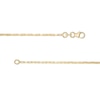 Thumbnail Image 1 of Made in Italy Diamond-Cut Square Link Chain Necklace in 10K Solid Gold- 18"