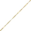 Thumbnail Image 1 of Made in Italy Singapore Chain Anklet in 10K Solid Gold - 9"