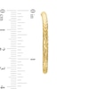 Thumbnail Image 2 of 30mm Diamond-Cut Hoop Earrings in 10K Gold