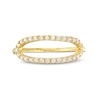Thumbnail Image 3 of ​​​​​​​Cubic Zirconia Oval Outline Ring in 10K Solid Gold - Size 7
