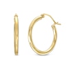 Thumbnail Image 0 of 10K Tube Hollow Gold Hoops