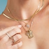 Thumbnail Image 2 of Guadalupe Medallion Tri-Tone Necklace Charm in 10K Gold