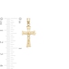 Thumbnail Image 2 of Small Bold Crucifix Necklace Charm in 10K Gold