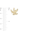 Thumbnail Image 1 of Small Flying Eagle Necklace Charm in 10K Gold