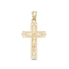 Thumbnail Image 0 of Small Filigree Crucifix Necklace Charm in 10K Gold