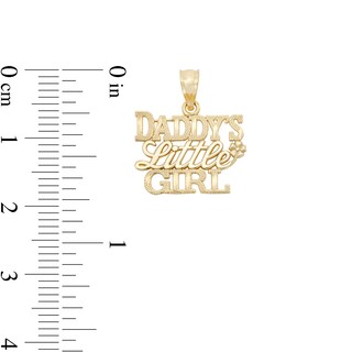 Daddy's Little Girl Charm in 10K Gold