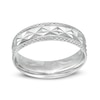 Thumbnail Image 0 of Diamond-Cut Band Ring in Solid Sterling Silver - Size 10