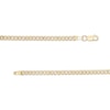 Thumbnail Image 1 of Made in Italy 2.9mm Diamond-Cut Pavé Cuban Chain Necklace in 10K Hollow Gold - 16"