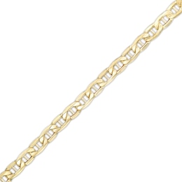 Made in Italy 4.1mm Mariner Chain Bracelet in 10K Hollow Gold - 7.5&quot;