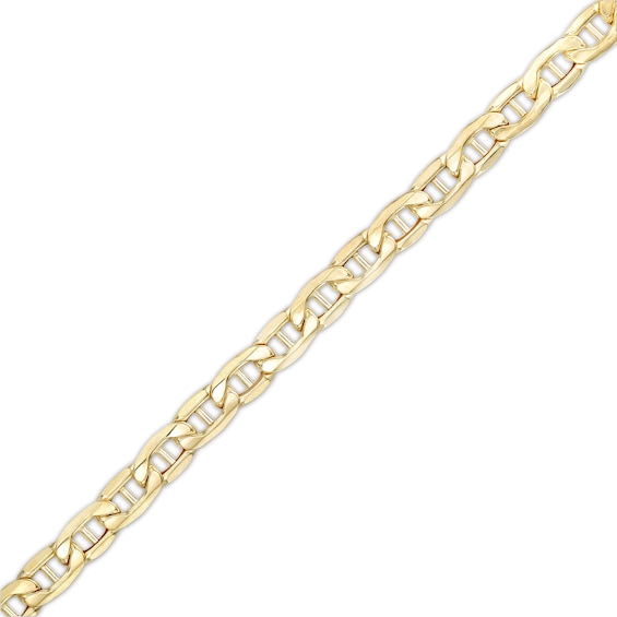Made in Italy 4.1mm Mariner Chain Bracelet in 10K Hollow Gold - 7.5"