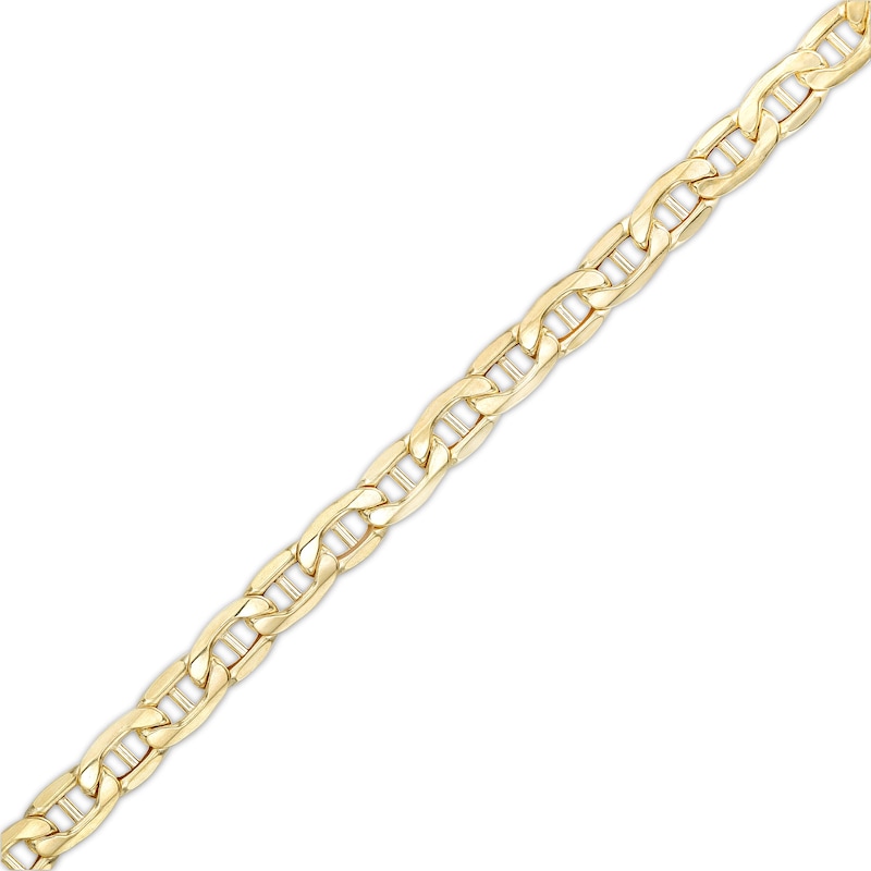 Made in Italy 4.1mm Mariner Chain Bracelet in 10K Hollow Gold - 7.5"