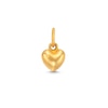 Thumbnail Image 1 of 14K Semi-Solid Gold Puffy Heart Bracelet Charm