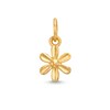 Thumbnail Image 1 of Flower Bracelet Charm in 14K Semi-Solid Gold