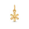 Thumbnail Image 0 of Flower Bracelet Charm in 14K Semi-Solid Gold