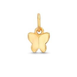 Butterfly Bracelet Charm in 14K Semi-Solid Gold