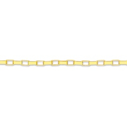 ​​​​​​​14K Solid Gold Permanent Long Link Box Chain
