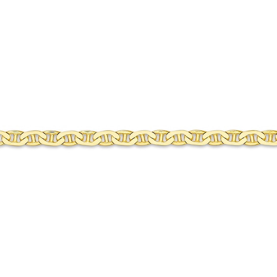 14K Solid Gold Permanent Mariner Chain
