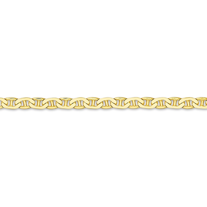 14K Solid Gold Permanent Mariner Chain