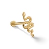 Thumbnail Image 0 of 14K Gold Snake Cartilage Barbell - 18G 5/16"