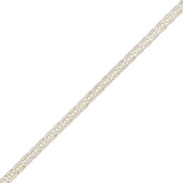 SOLID 9ct Yellow Gold Diamond Cut Rope Bracelet-3mm - 8.25