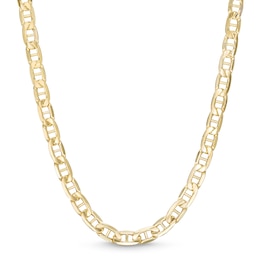5.5mm Mariner Chain Necklace in 10K Hollow Gold - 16&quot;