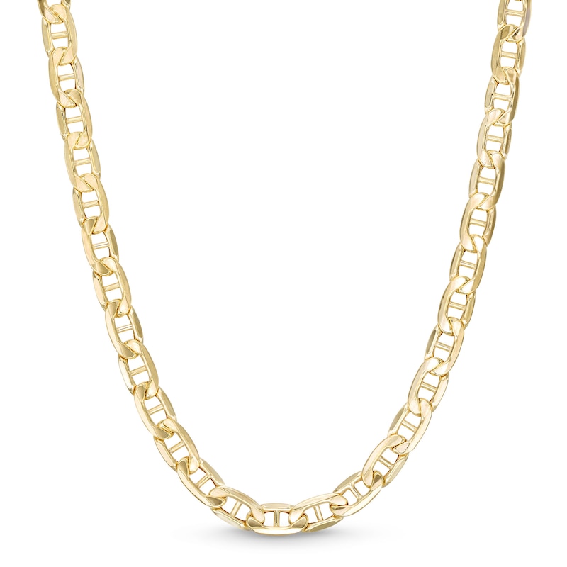 5.5mm Mariner Chain Necklace in 10K Hollow Gold - 16"